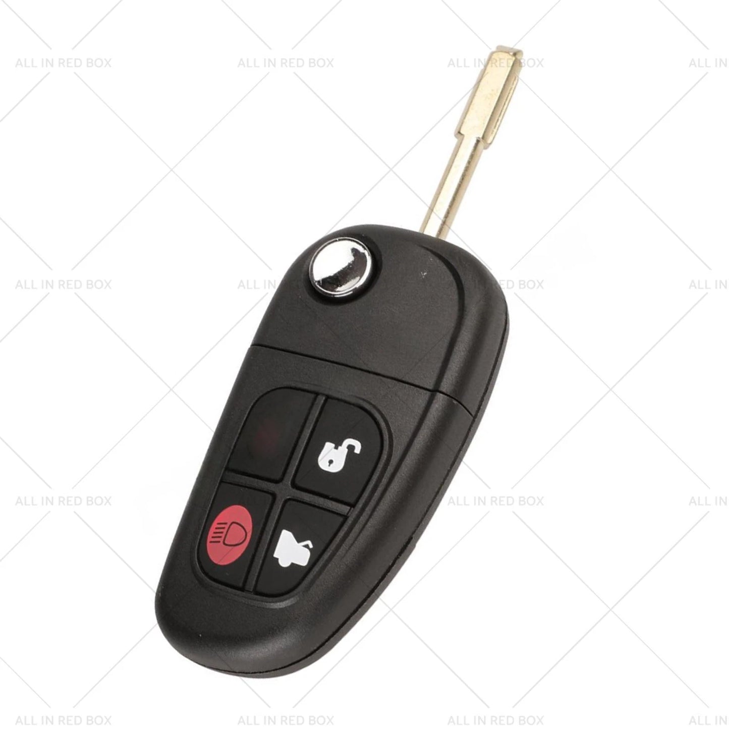 Transponder Remote Key Fob for Jaguar XJ, X-Type, S-Type (2002-2008)