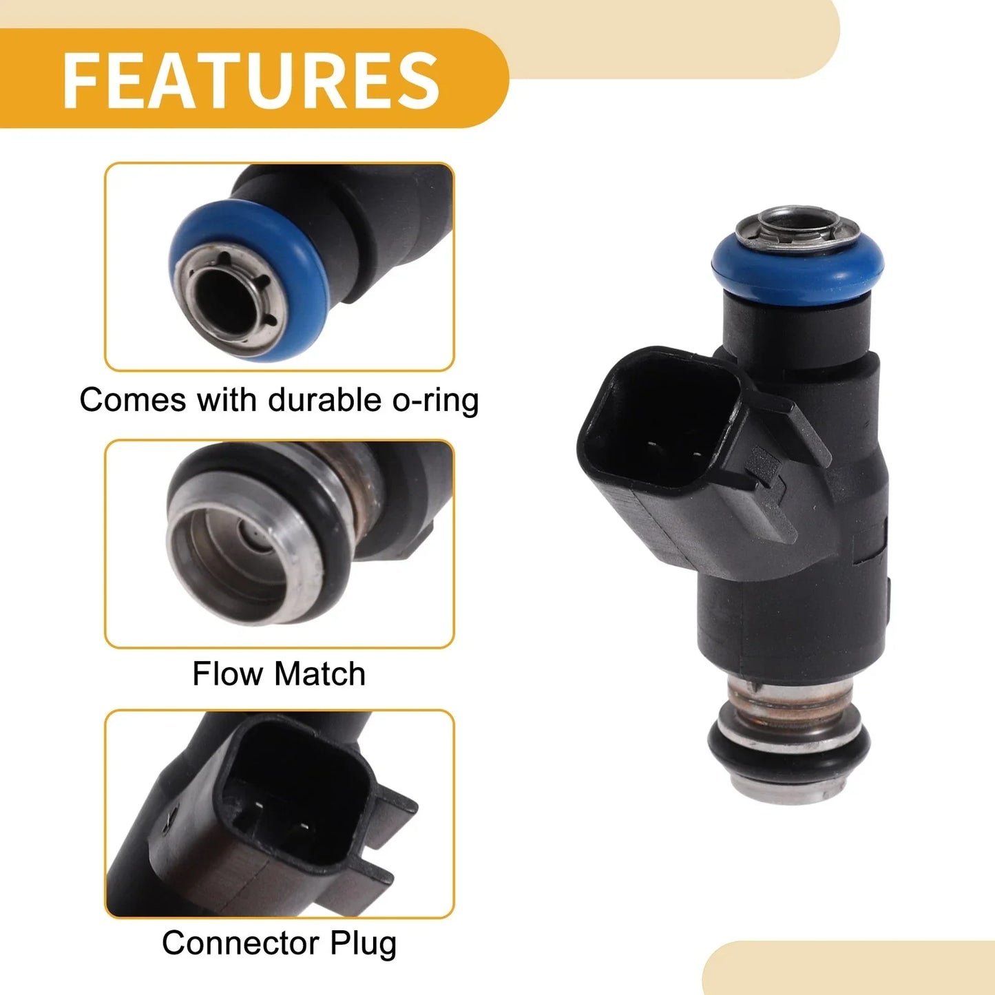 Fuel Injector 1 x No.35310-3C300 for Hyundai Genesis 3.8 (2010-2016)