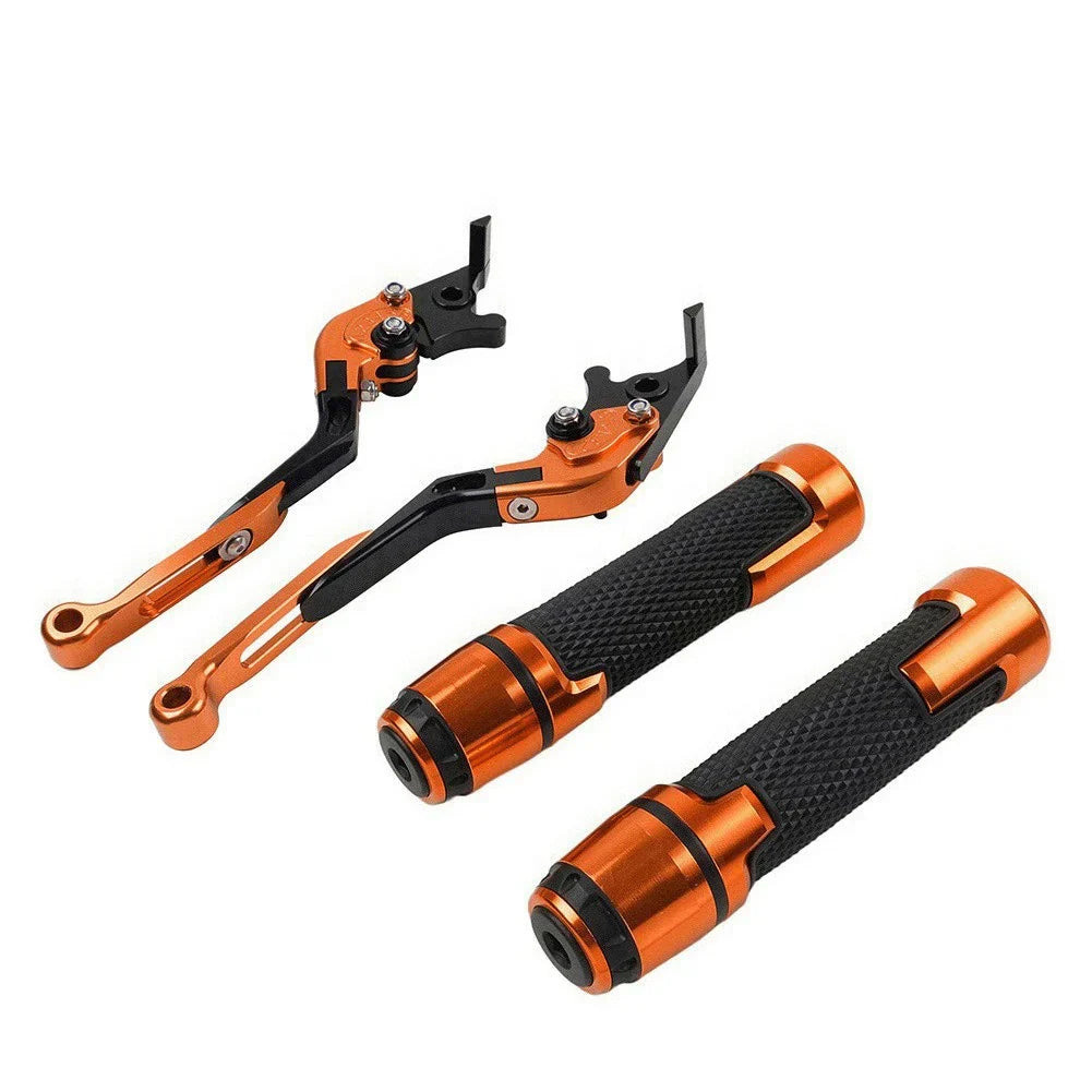 Folding Extendable Brake Clutch Lever Handlebar Grip Set for Yamaha FJR XJR 1300