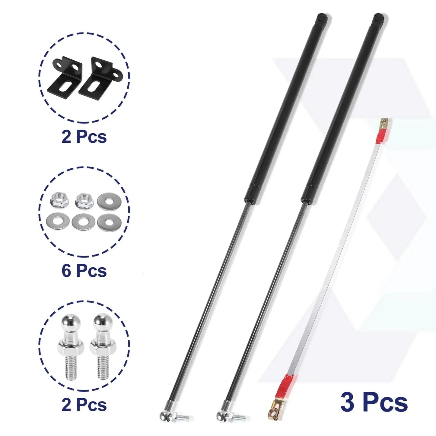 2 x Front Hood Lift Supports for Honda Accord (2018-2023)