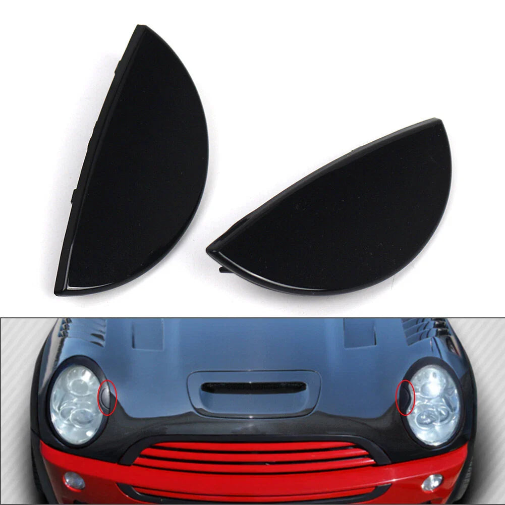 Headlight Washer Cap Cover  for Mini R50 R52 R53 (2001-2006) Black