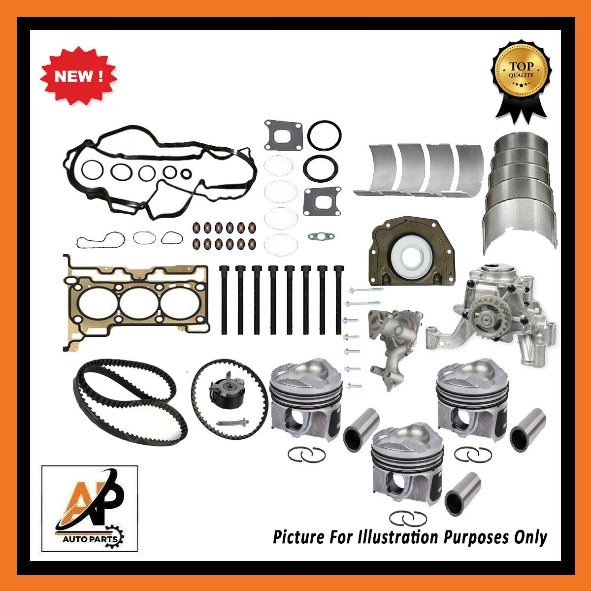 Engine Rebuild Parts Kit High Quality for Ford 1.0 EcoBoost (2012–2020)