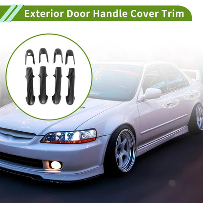 Exterior Handle Cover Trim for Honda Accord 7th Gen (2003-2007) Carbon Fiber