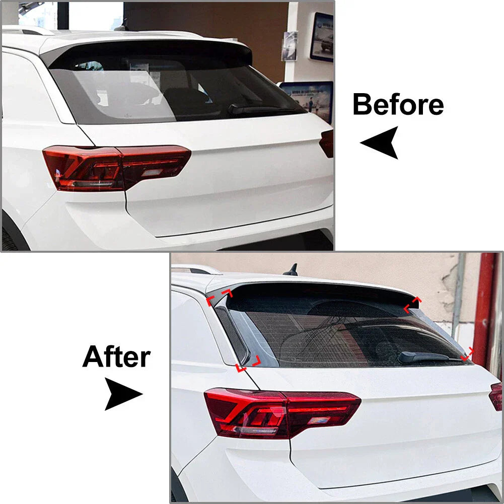 Glossy Black Rear Window Spoiler for VW T-ROC (2017-2024)