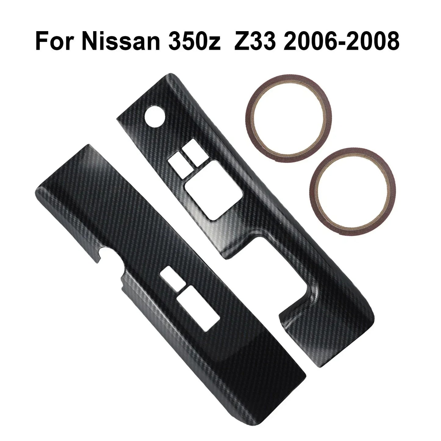 Glass Switch Covers for Nissan 350Z (2006–2008)