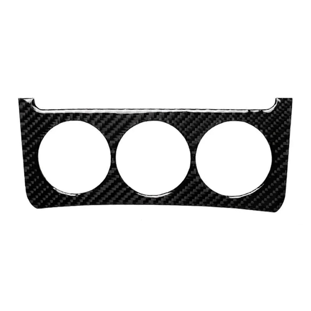Carbon Fiber Central Console Knob Cover Trim for Nissan 350Z (2003-2009)