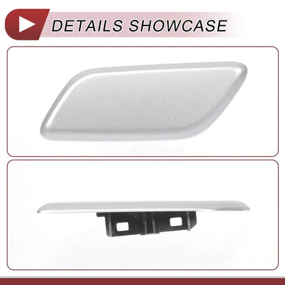 Front Left Washer Nozzle Cover for Lexus LX570 (2013-2015) - Silver Tone 1 x