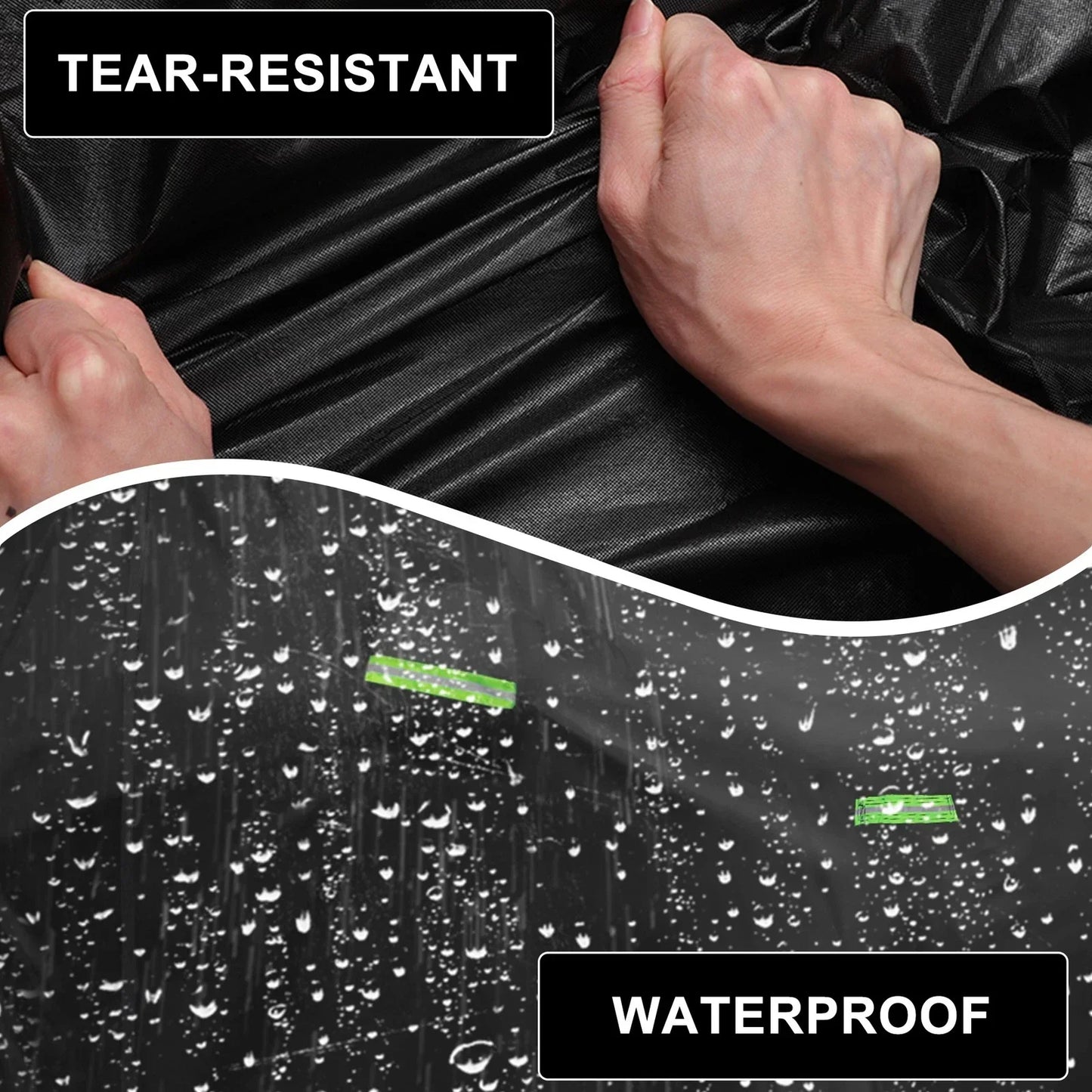 Waterproof Car Cover for Honda N-WGN, Inner Cotton, Black, 350x148x143cm