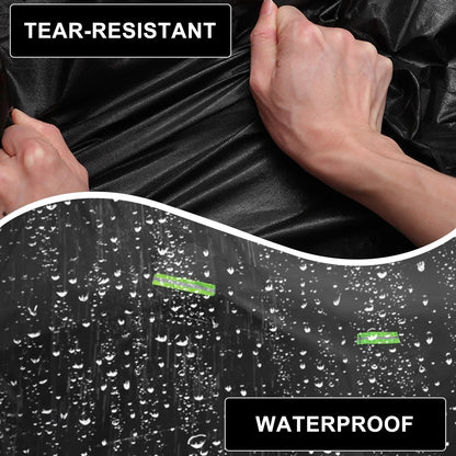 Waterproof Car Cover for Honda N-WGN, Inner Cotton, Black, 350x148x143cm