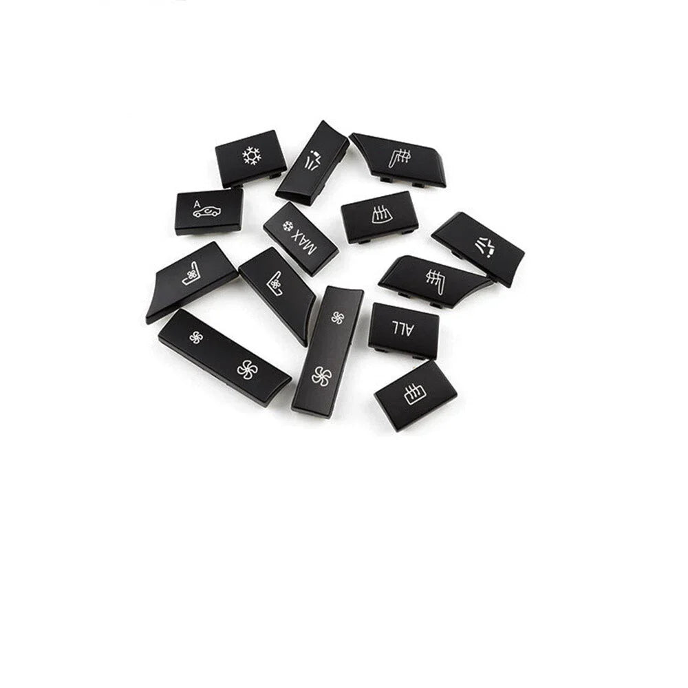 14Pcs A/C Switch Button Caps for BMW 5/6/7 Series (2010-2017)