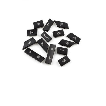 14Pcs A/C Switch Button Caps for BMW 5/6/7 Series (2010-2017)