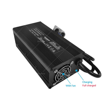 30A/40A Lithium Battery Charger w/ Display for LiFePO4 (14.6V)