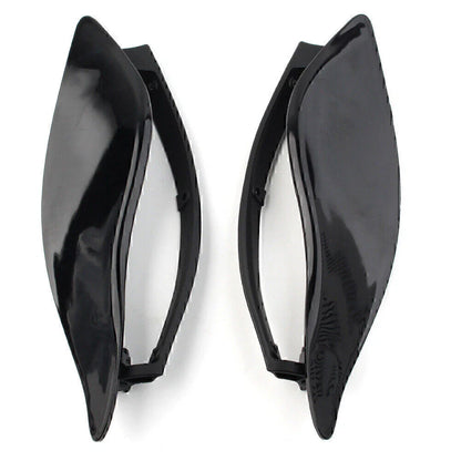 Black Adjustable Fairing Air Deflectors for Harley Batwing Street Glide