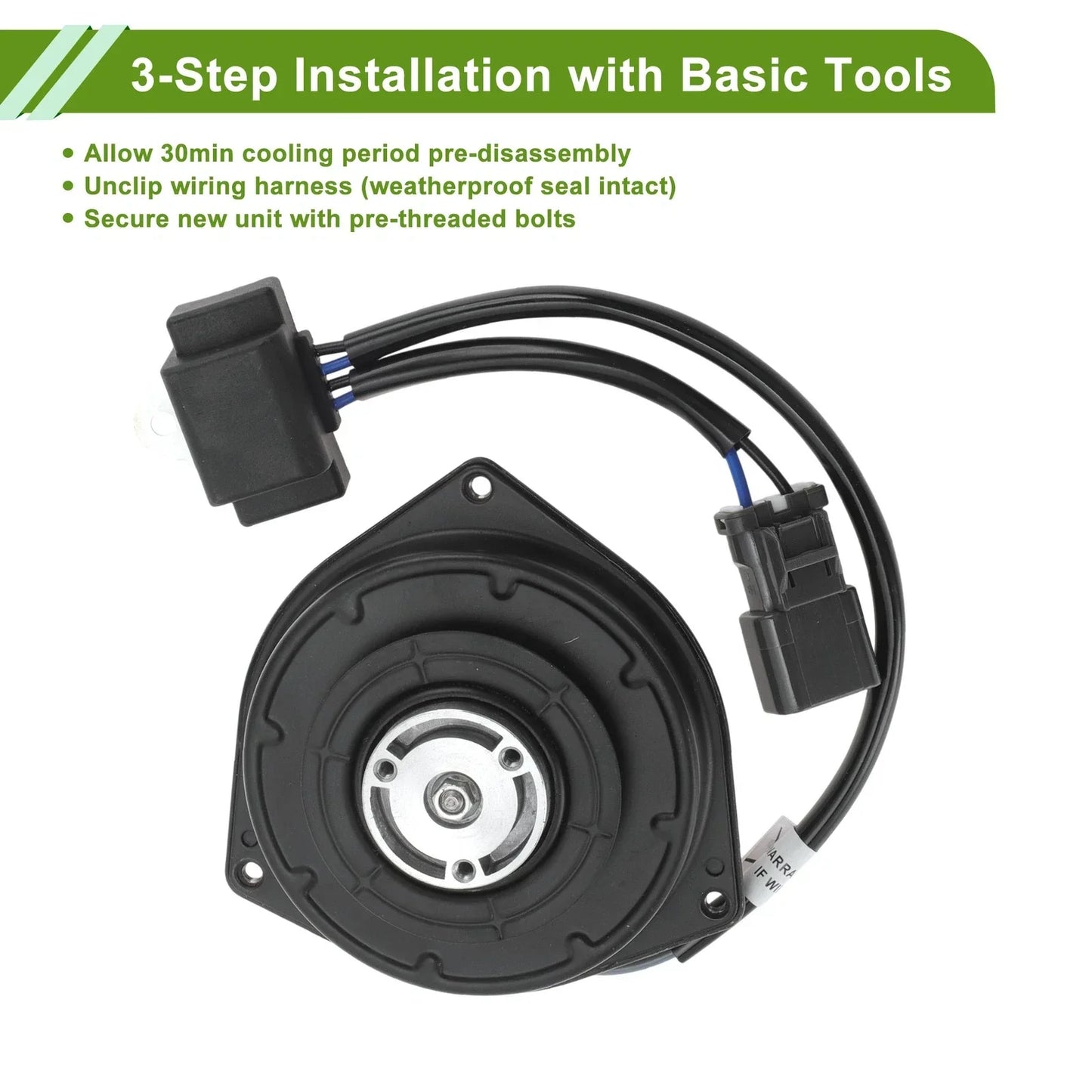 Radiator Fan Motor for Honda CR-V (2006-2011) 1 x Motor