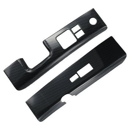 Carbon Fiber Car Interior Glass Switch Covers ABS for Nissan 350Z (2006–2008)