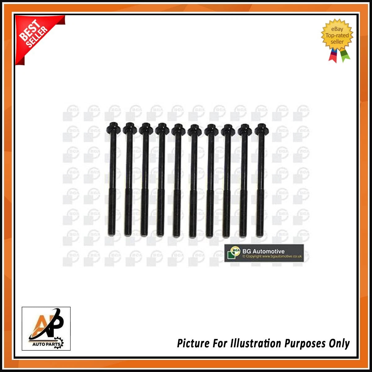 Head Bolts Set Heavy Duty for Mazda 2.2D 3 6 CX-5 (2013–2018)