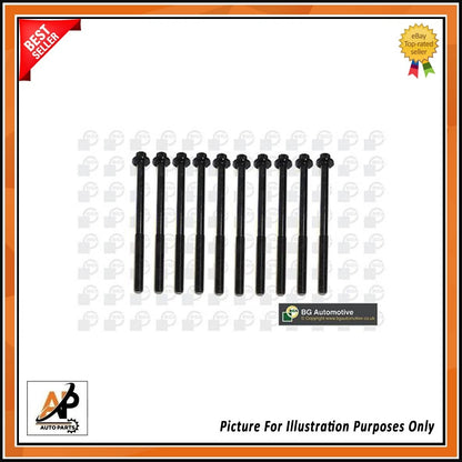 Head Bolts Set Heavy Duty for Mazda 2.2D 3 6 CX-5 (2013–2018)
