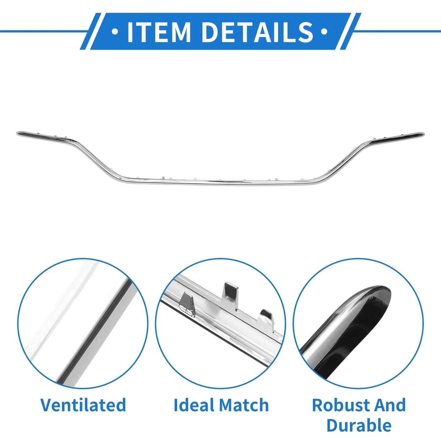 Rear Lower Center Bumper Grille Trim for Mercedes-Benz W205 (2019-2021)