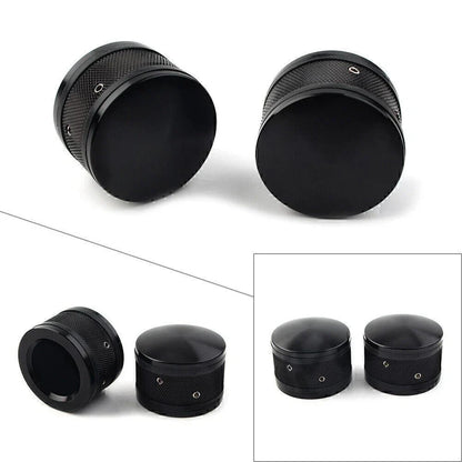 CNC Front Axle Nut Cover Caps for Harley Sportster Softail Road King