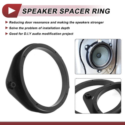 6.5" Speaker Spacer Ring Adaptor for Chevrolet Colorado (2015-2020) - 2 Set