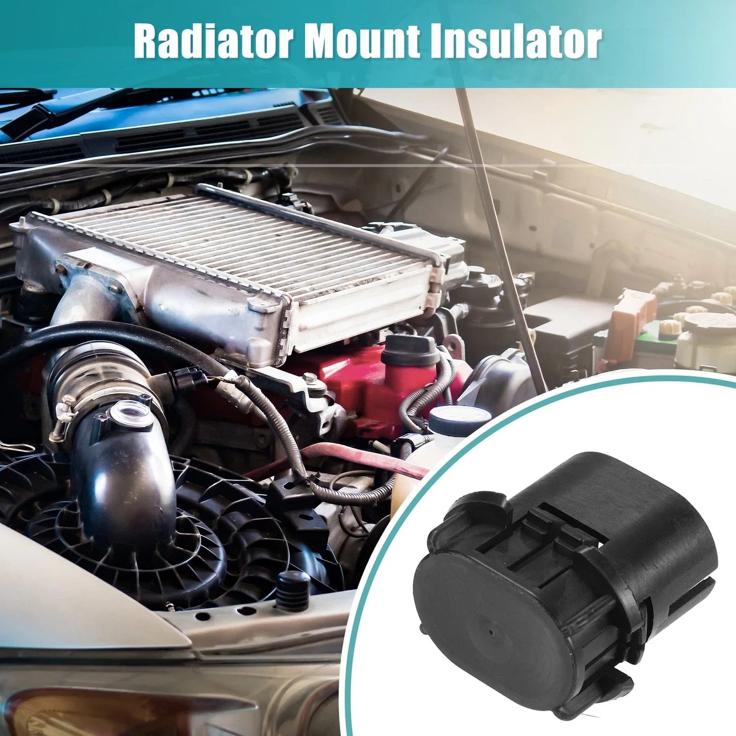 2 x Radiator Mount Insulators for Mercedes ML63 AMG (2007-2014)