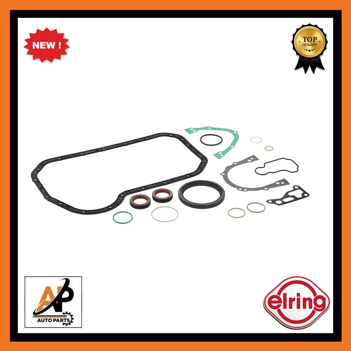 Crankcase Gasket Kit Replacement for Audi A4 A6 (2002–2008)