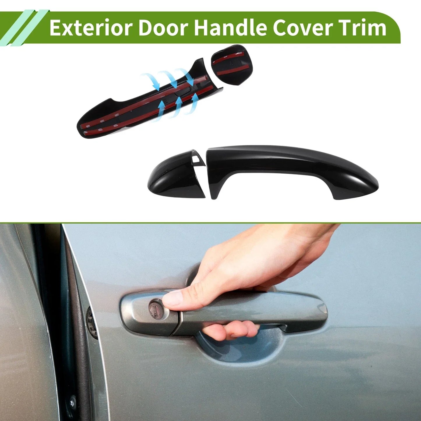 Exterior Door Handle Cover Trim for Mercedes-Benz C GLC Class (2016-2020)