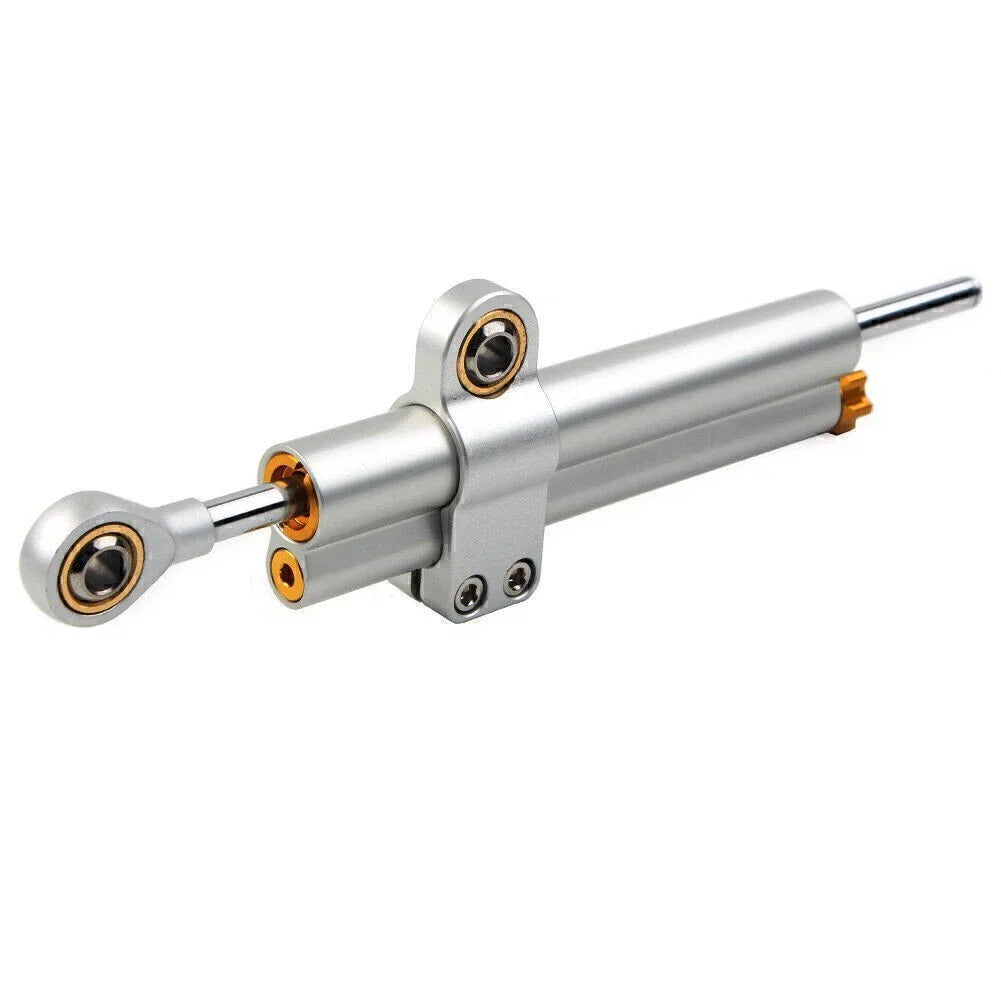 260mm Steering Damper Stabilizer for Motorcycle - Silver