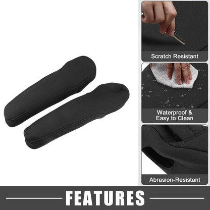 Car Armrest Covers for Honda Odyssey (2012-2017) - 1 Pair, Black