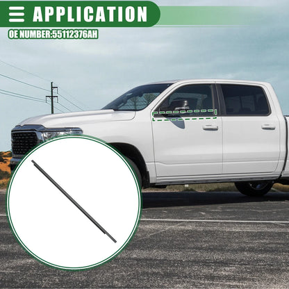 Front Left Car Door Window Belt Weatherstrip for Dodge Ram 1500 (2009-2010)