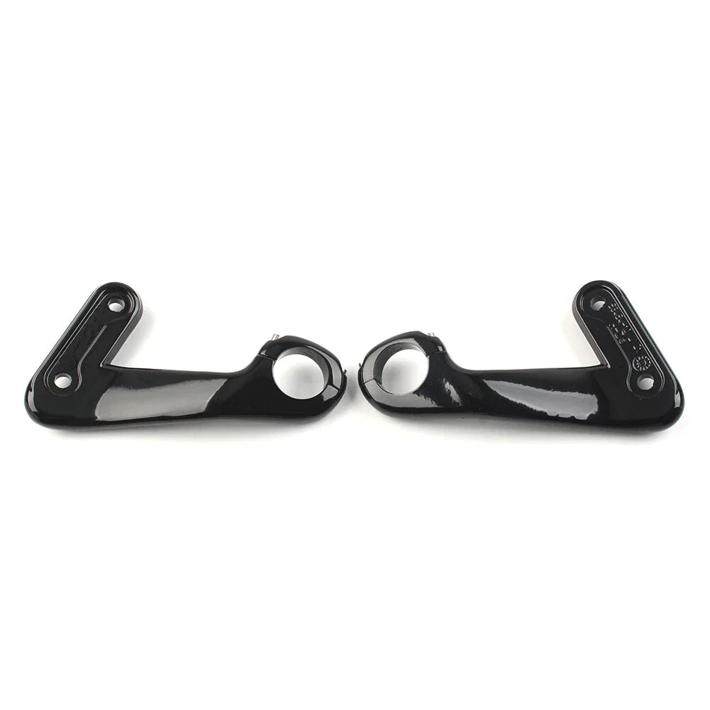 Front Fairing Support Brackets for Harley Road Glide (2010-2013) Black