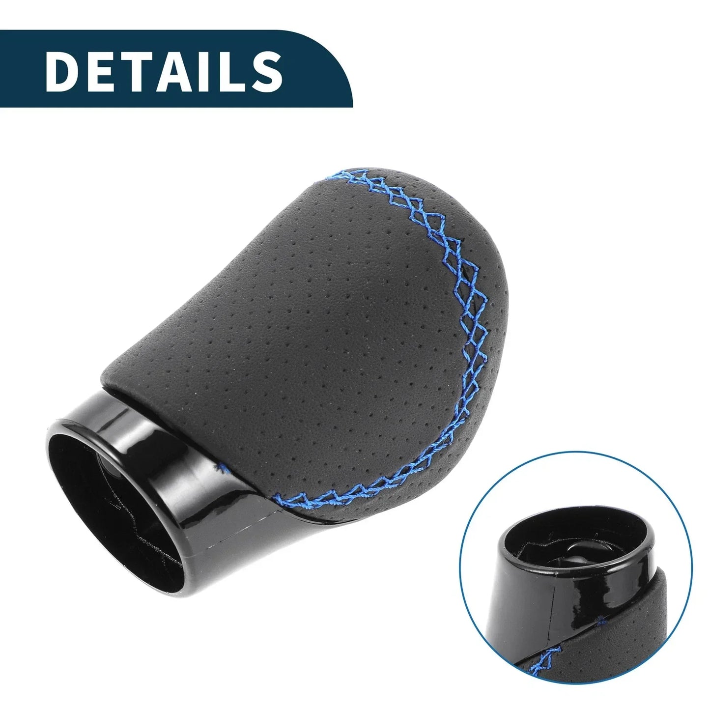 Automatic Gear Shifter Knob for Lexus ES350 2016-2018 - Plastic Faux Leather Black