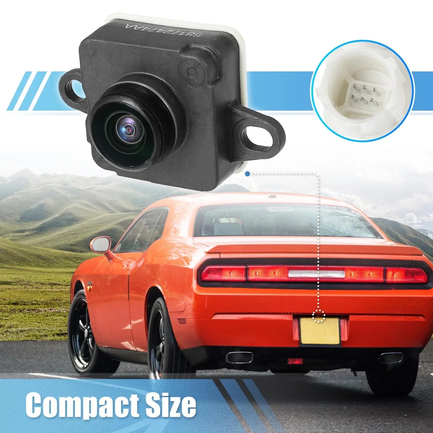 Dodge Challenger Deck Lid Rear View Backup Camera for 2015-2018 Models