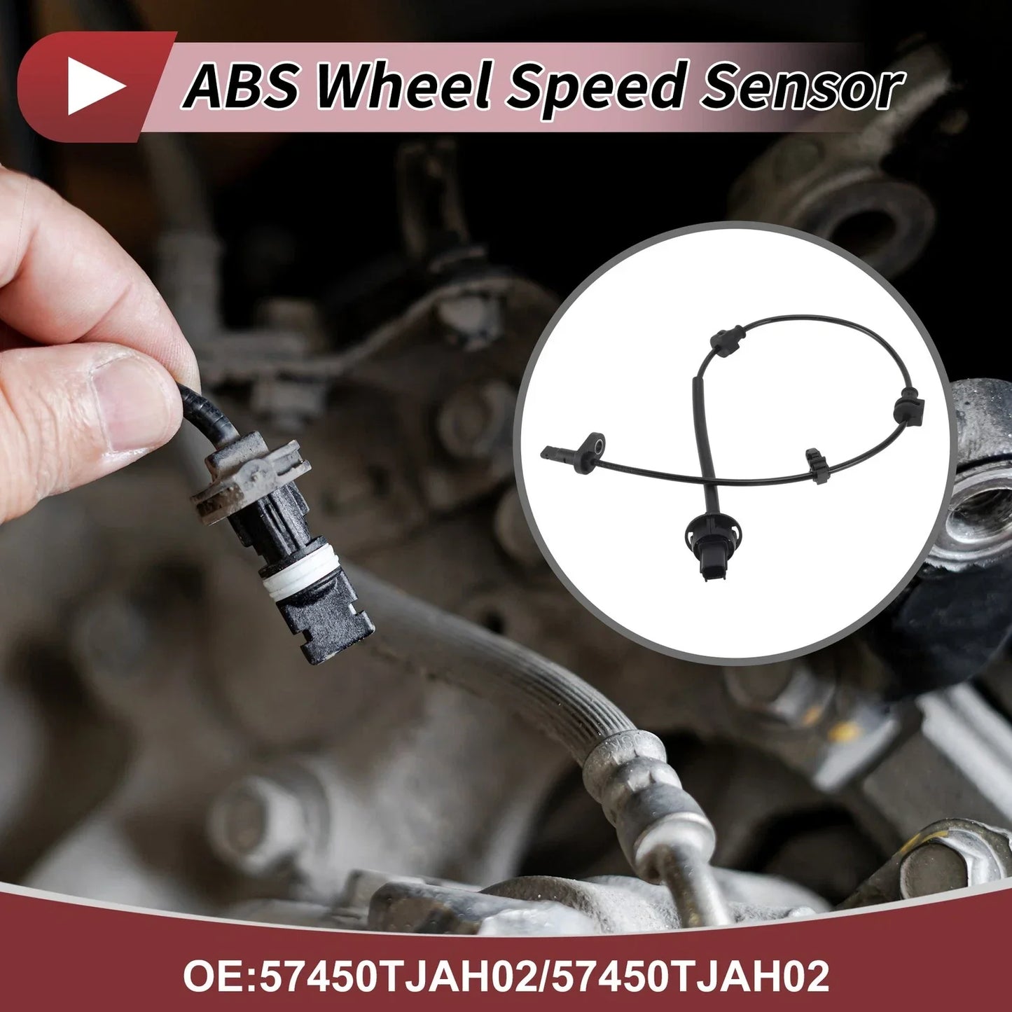 ABS Wheel Speed Sensor for Honda GIENIA Front Right (2016-2021)