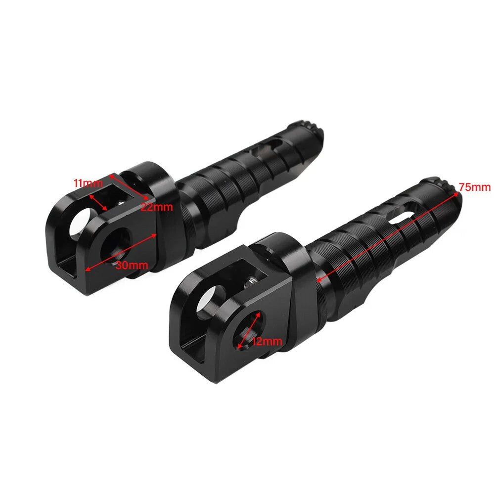 Front Footrests Pegs for CFMoto 450NK 2023-2024, 675SS 2024, 125 ST 2020-2024