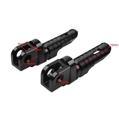 Front Footrests Pegs for CFMoto 450NK 2023-2024, 675SS 2024, 125 ST 2020-2024