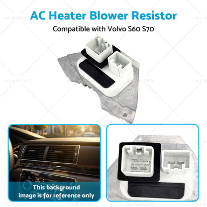 AC Heater Blower Resistor for Volvo S60 S70 S80 XC90 V70 (2000-2009)