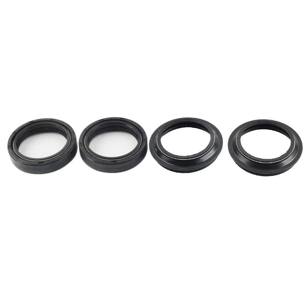 4 Pcs 47X58 MM Motorcycle Front Fork Damper Shock Absorber Seal