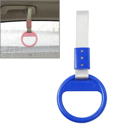 Blue Drift Charm Handle Strap for Train Bus