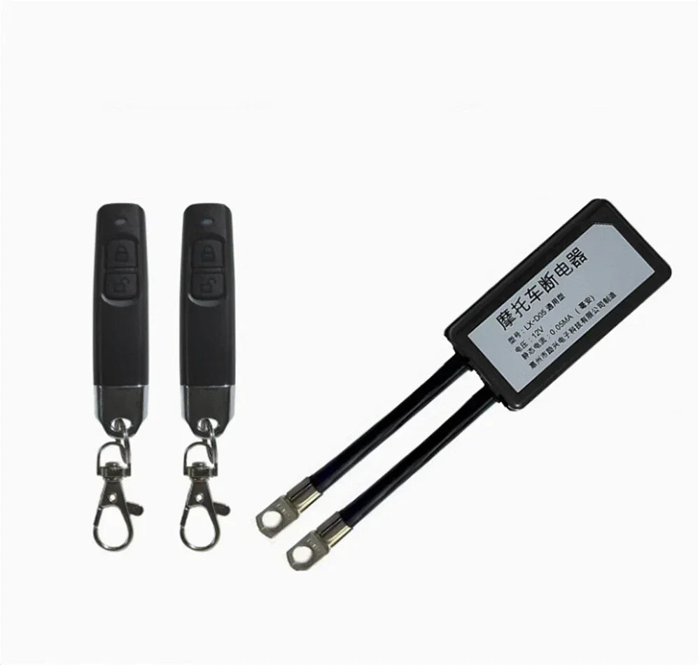 8V-16V Motorcycle Battery Disconnect Kill Switch Remote Control