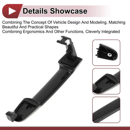 Car Door Handles Grip for Hyundai Sonata 2005-2010 (2 x Black)