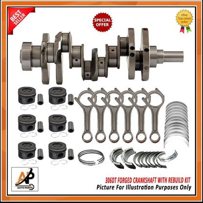 Forged Crankshaft Rebuild Kit for Land Rover Evoque Jaguar XF 306DT (Gen 1)