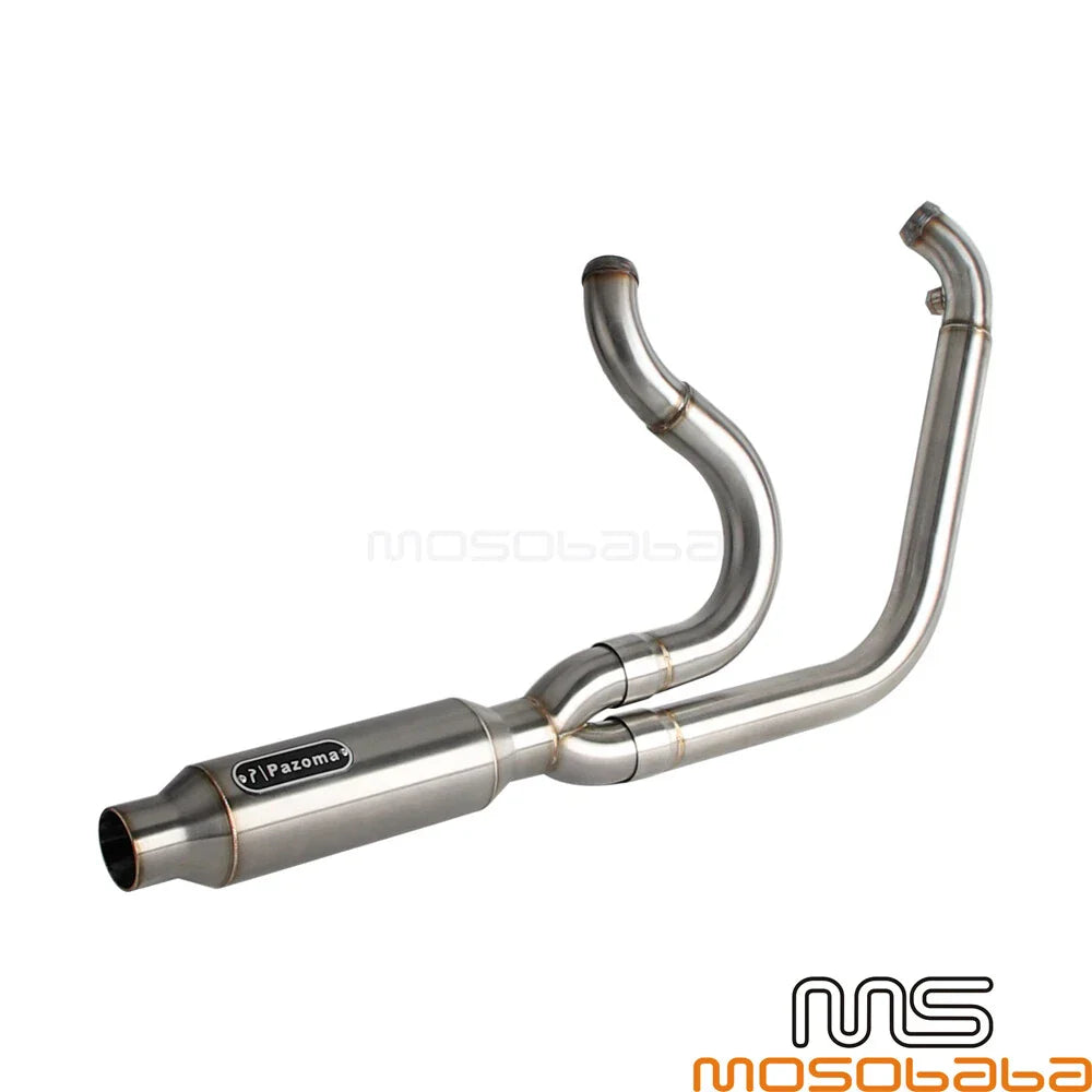 Exhaust Muffler Pipe for Harley Dyna Fat Bob FXDF Super Glide FXDC (2006-2017)