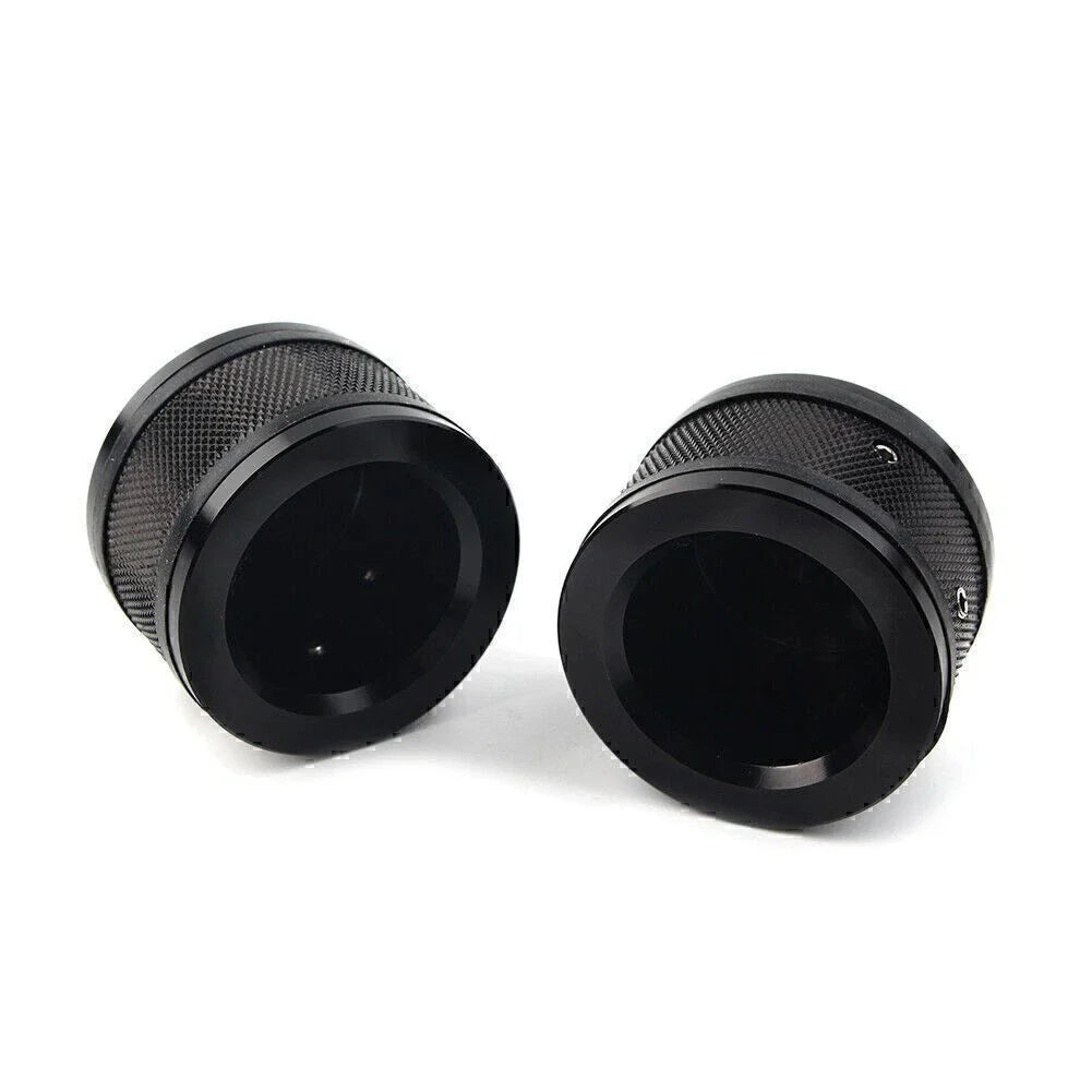 CNC Front Axle Nut Cover Caps for Harley Sportster Softail Road King