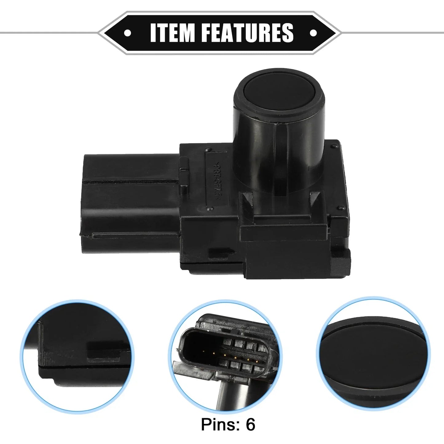 Parking Sensor PDC for Lexus LX570, Toyota Sequoia 2008-2015, Black