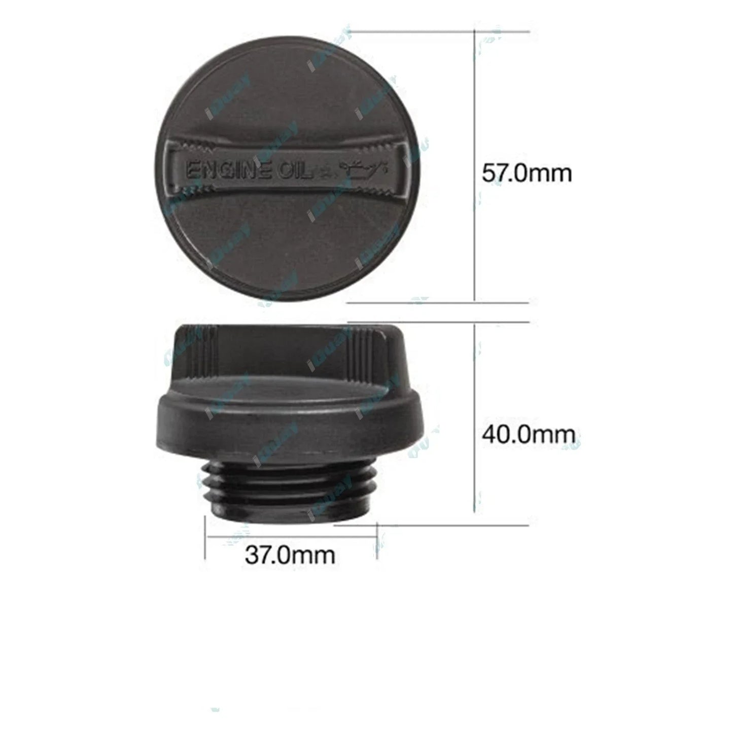 Engine Oil Cap for Tridon (TOC543) - Plastic Screw