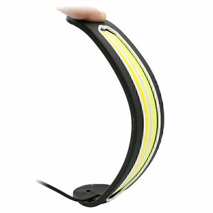LED Daytime Running Light Strip for Car - White/Amber