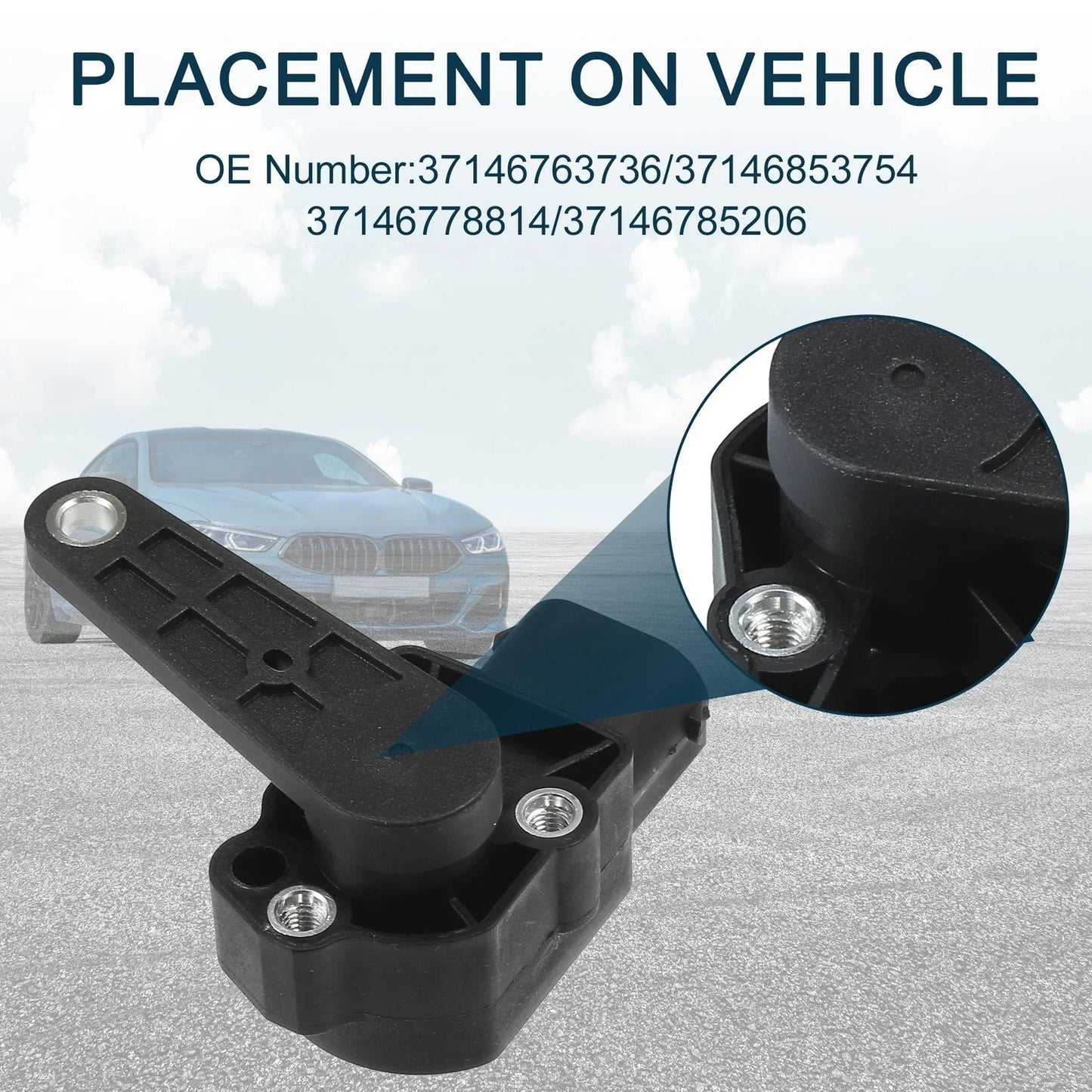 Air Suspension Ride Height Level Sensor for BMW 328i (2007-2012)
