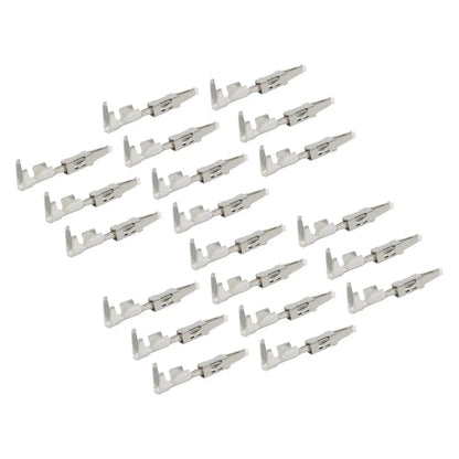 50Pcs 22-20AWG Micro Timer 2 Socket Terminal Connectors for Car Connectivity