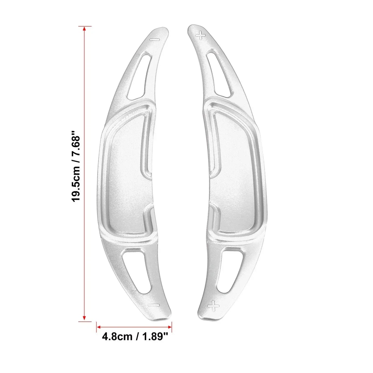 Steering Wheel Shift Paddle Silver Tone for Mercedes-Benz AMG A45 A35 (2016-2023)